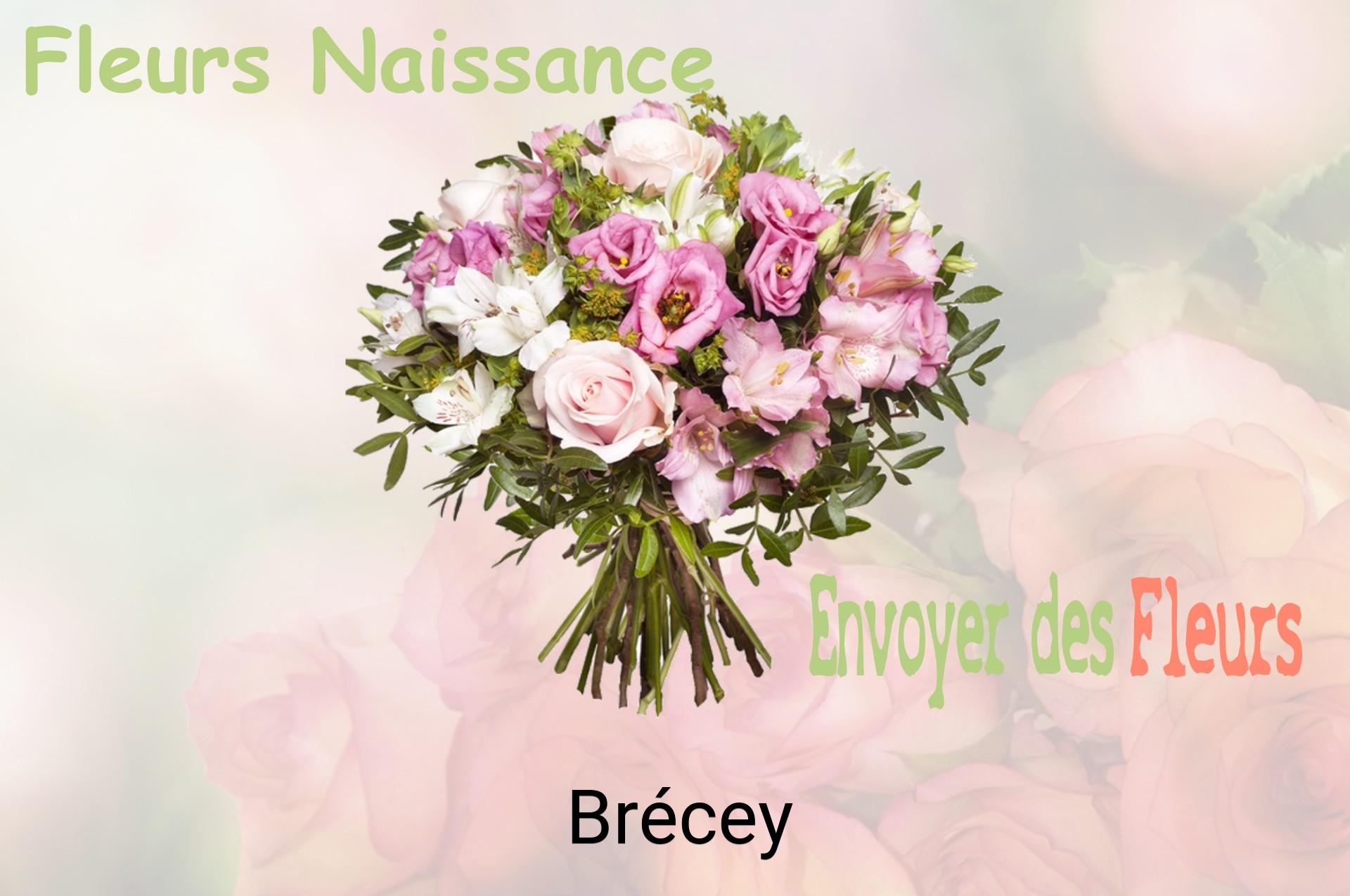 Bouquet de fleurs de naissance livré à Brécey